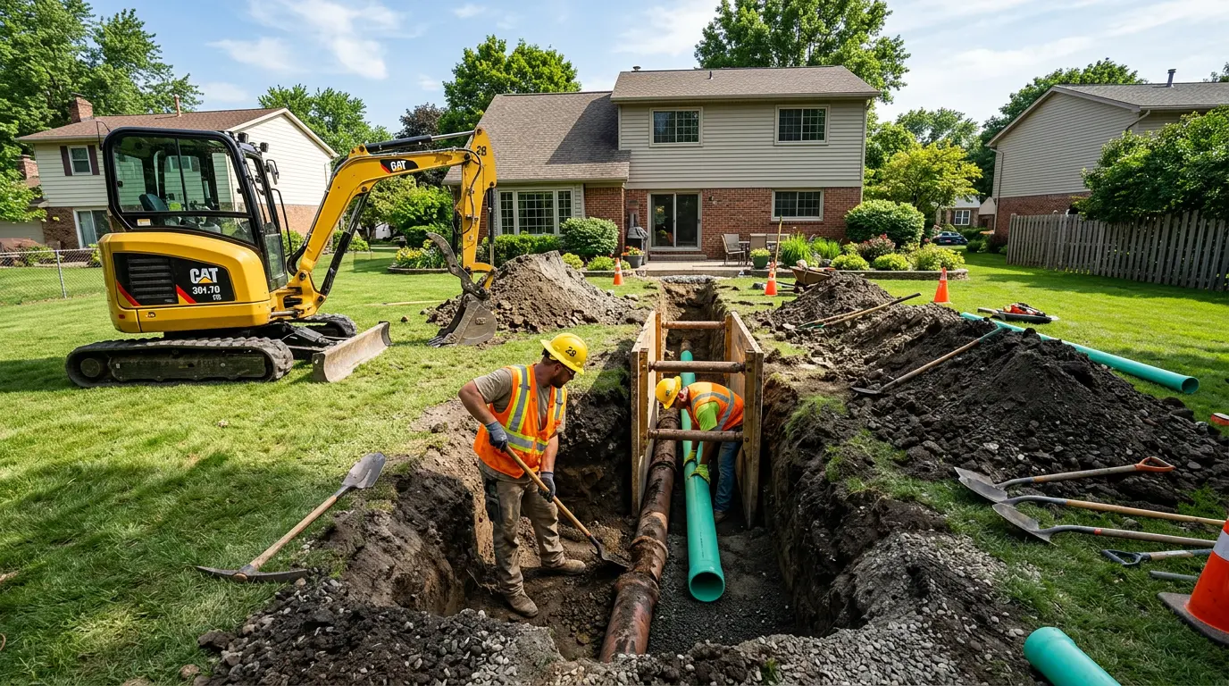 Sewer Line Repair in Vienna, MI